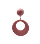 Plastic Flamenco Earrings. Medium Hoop. Pink 2.479€ #502821574RS